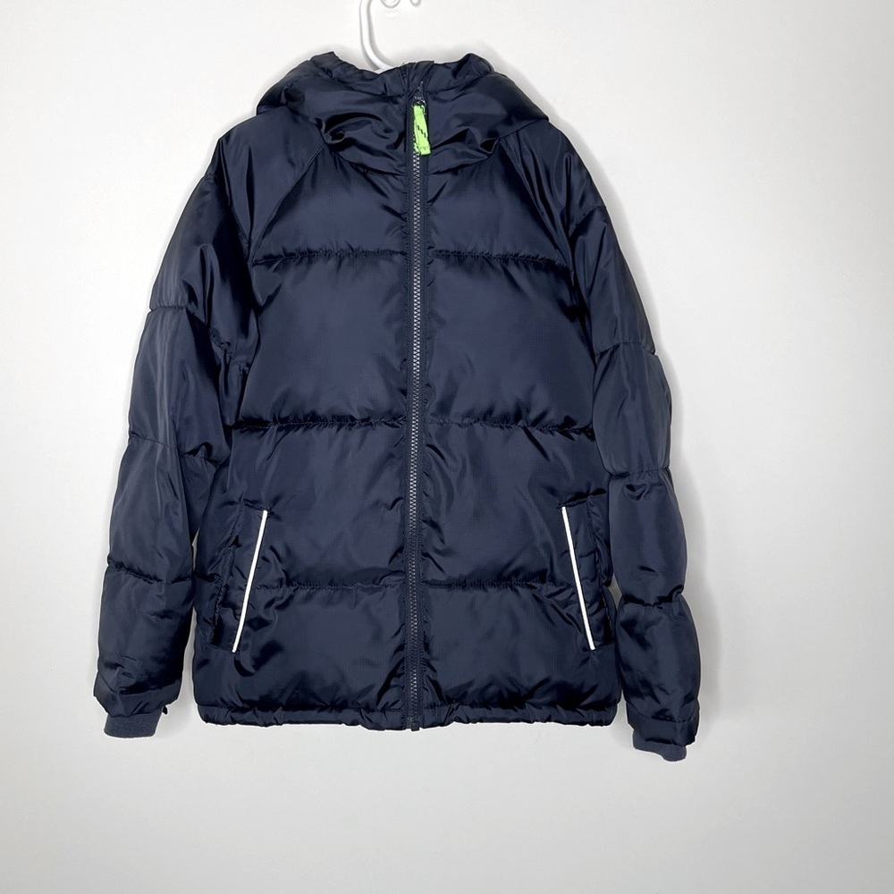 J.Crew Crewcuts Everyday Kids' reflective puffer coat waterproof back to school